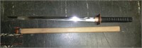 decorative straight blade Japanese sword with