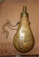 authentic N.P. Ames powder flask 1846