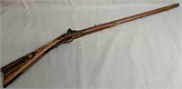 W.m. Large Flint Lock 53" Long Rifle. Missing