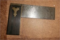 rosewood/brass pocket square
