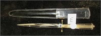 E- Solingen Germany dagger w/enamel brass handle