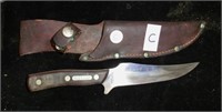 C- Schrade-Walder 0ld Timer sheath knife having