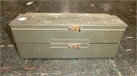 unusual folding metal tool case with 2