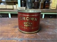 Crown Chewing Tobacco Tin