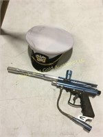 Captains hat & paintball gun