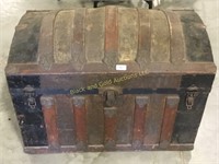 Antique storage trunk