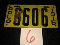 1915 Colorado License Plate