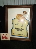 1935 Butter-Nut Bread Cardboard Advtg Cutout