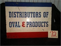 Vintage Distributors of Oval E Products Porcelain