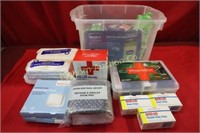 First Aid Items, Lotion, Q-Tips, Wet Wipes