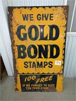 Old Gold Bond Stamp Sign