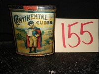 Continental Cubes Tobacco Tin