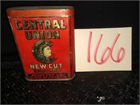 Central Union Pocket Tobacco Tin