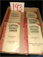 5 Farmers Pocket Ledgers