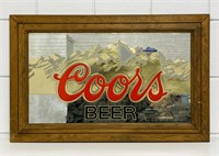 1987 Coors Beer Mirror, 27.5” x 17.5”