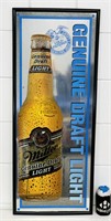 1992 Miller MGD Light Beer Sign, 37? x 15?