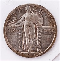 Coin 1917-D Type I Standing Liberty Quarter Fine+