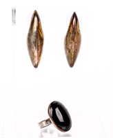 Jewelry Sterling Silver Earrings & Ring