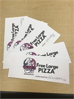 5 Free Large Pizzas Main St. Bobe's Pizza