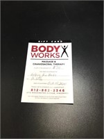 $70 Gift Card Donated by Body Works