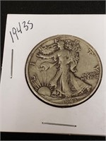 1943s Walking Liberty  Half Dollar 90% Silver