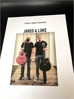 2 Hour Concert Donated by Jared & Luke $250 Value