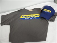 New Holland Hat and XL Shirt - Pigg Equipment