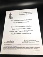 4 hour basic firearms class for 2021 Training Sche