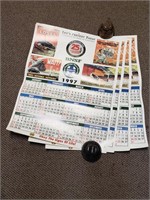 (4) 1997 BNSF Safety Wall Calendars