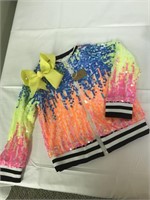 Sequin Jacket (2T) with Matching Bow-Catalina's