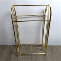 Brass Quilt Rack 18x10x30