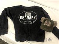 Large Sweatshirt & Hat Donated by The Granery $45