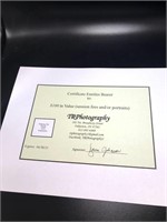 TR Photography $100 Gift Certificate