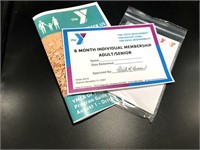 Adult 6 mouth membership- YMCA $222 Value