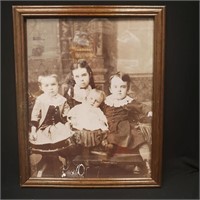 Victorian Kids Family Portrait Fujicolor Paper