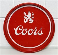 Coors Beer Tin Tray  13”