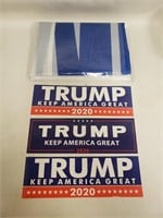 Trump No More BS Flag 3X5’ (3) Bumper Stickers