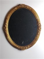 Vtg Oval Mirror Made In Italy 18x21.5"