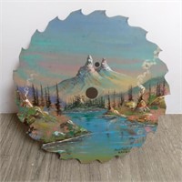 Painted Saw Blade 8"