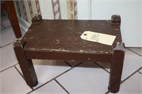 Vintage wood step stool Handmade 60+yrs old