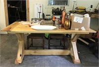 Handmade Trestle Table