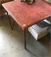 Fold Out Card Table