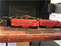2 Vintage Trains With Track