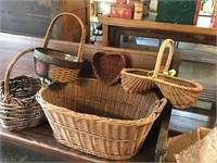 Assorted Wicker Baskets