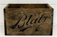 Blatz Beer Wood Crate, Printed on both sides