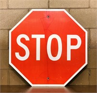 STOP Sign, Real, 30” x 30”