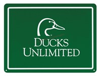 Ducks Unlimited Logo Aluminum Sign