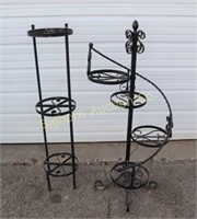 Metal Plant Stands: 2pc lot
