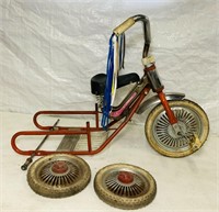 Coupe Rider 202 Tricycle, back rims need repair