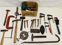 Lot of Misc Tools etc. Hammers, Drill, etc